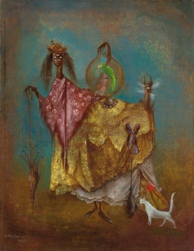 The Artist Traveling Incognito, Leonora Carrington, 1949